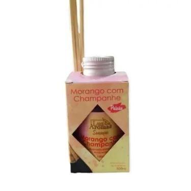 Imagem de Aromatizante de ambiente morango com champanhe 100ml - Luz Aromas