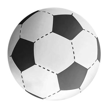 Imagem de Bola de futebol inflável grande, bolas de praia para esportes ao ar livre, bola de futebol e praia para jogos ao ar livre, brinquedos de decoração de piscina