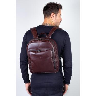 Imagem de Mochila masculina de couro italiano Steve-Masculino