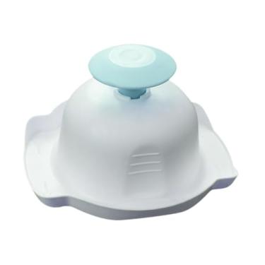 Imagem de MotiveTech Protetor de dedos para fatiador de alimentos, ralador de legumes, protetor anticorte para dedos, utensílio de cozinha, acessório, portátil, Azul