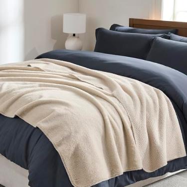 Imagem de WDCOZY Cobertor de pele sintética de pelúcia de pele de coelho super macio aconchegante e fofo cobertores luxuosos sofá-cama sofá cadeira decoração de casa cobertor de pérola quente peludo outono