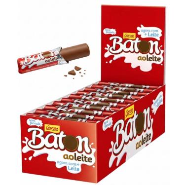 Imagem de Chocolate Baton Ao Leite 16g Display Caixa 30 Unidades Garoto