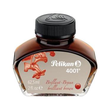Imagem de Vidro de Tinta Pelikan 4001 Marrom 62,50 ml.
