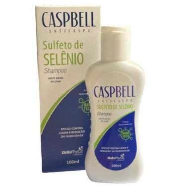 Imagem de Caspbell Anticaspa Shampoo Sulfeto de Selênio 100ml - BellaPhytus