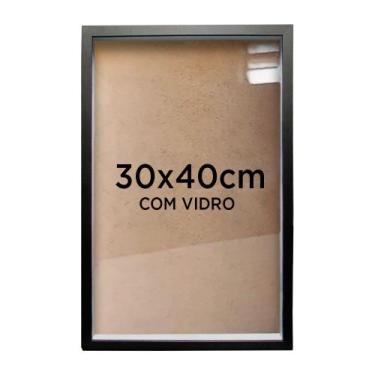 Imagem de Moldura Quadro Cofre Porta Objetos 3cm 30x40cm - Várias Cores - TaCola
