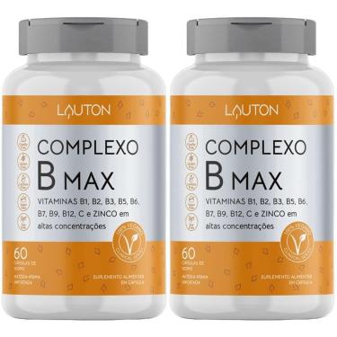 Imagem de Kit 2X Complexo B Max - 60 Cápsulas - Lauton Nutrition-Masculino