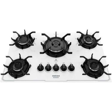 Imagem de Cooktop Itamaster Tripla Chama 5 Bocas Itatiaia Branco Bivolt 127V 220