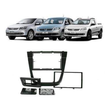 Imagem de Moldura 2 Din Gol/Saveiro/Voyage G5 Preto EPX079 - Expex