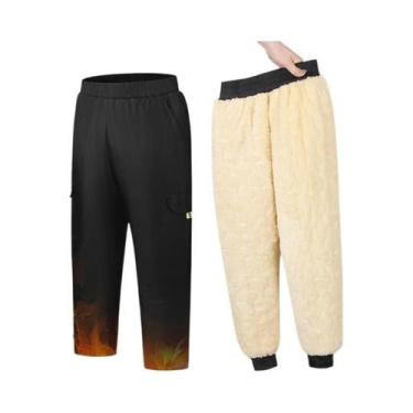 Imagem de Calças De Esqui Impermeáveis Para Meninos E Meninas, Acolchoadas, Quen