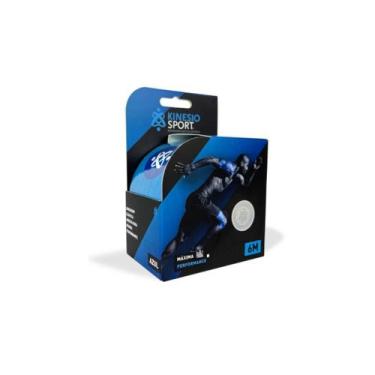 Imagem de Bandagem Elástica Adesiva (5cm X 6m) - Kinesiosport -, Azul