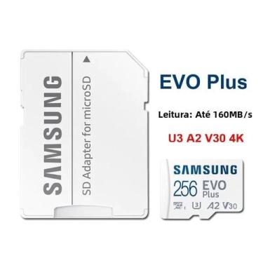 Imagem de Cartão MicroSD Samsung EVO plus pro 512GB 256GB 128GB 64GB Classe 10 U