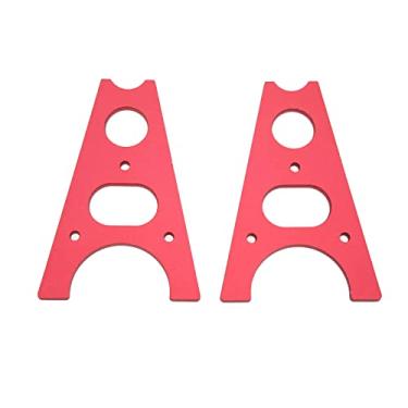 Imagem de RiToEasysports Elevador de carro RC de liga de alumínio para controle remoto de carro ferramenta universal para 1/8 1/10 RC modelo carro (vermelho)