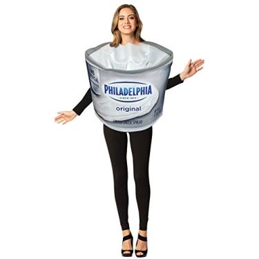 Imagem de Kraft Philadelphia Cream Cheese Fantasia masculina feminina para festa cosplay fantasia de Halloween, tamanho único