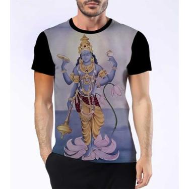 Imagem de Camiseta Camisa Vishnu Deus Hindu Sustentação Universo Hd 8 - Dias No