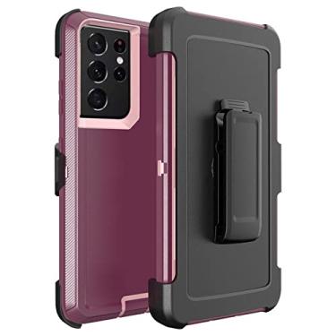 Imagem de Capa resistente para celular Armor para Samsung Galaxy S22 Ultra Note 20 S21 Plus S20 Bolsa de cintura com clipe de cinto capa de silicone, 4, para S20 Ultra