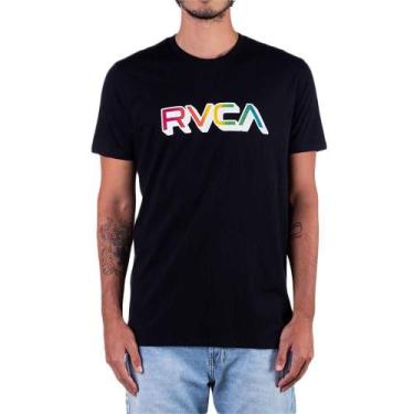 Imagem de Camiseta Rvca Big Gradiant Plus Size Masculina Preto