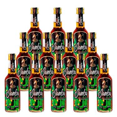 Imagem de Miniatura Cachaça Mista de Jambu Indiazinha 50ml 12 Unidades