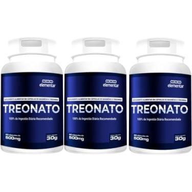 Imagem de Kit 3 x Magnésio Treonato 500mg (60 cps) Bionutrir