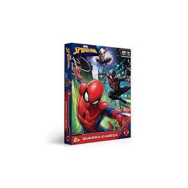 Imagem de Quebra-Cabeça Cartonado Spider-Man 100 Peças - Toyster