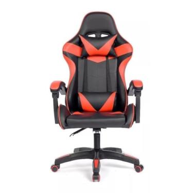 Imagem de CADEIRA GAMER GLORY RECLINÁVEL GIRATÓRIA 0170X Cor:Vermelho