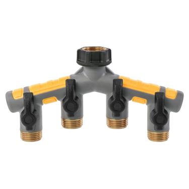 Imagem de Solterra Coletor de Mangueira de Jardim 58623 com Desligamentos, Cinza