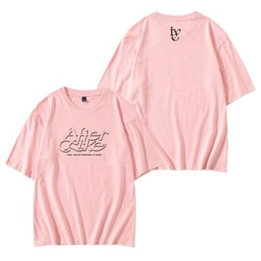 Imagem de Camiseta Album After Like Merch Merchandise for Fans Star Style Camiseta Contton gola redonda manga curta, rosa, G