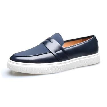 Imagem de ottspu Mocassins masculinos sem cadarço para homens – Leve, confortável e respirável, A...