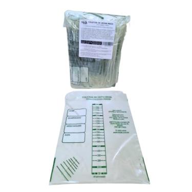 Imagem de MEDK Bolsa de Drenagem Coletor de Urina Adulto com Barbante, 2000 Ml - Pacote com 100 Unidades - Coletor de Urina Medk
