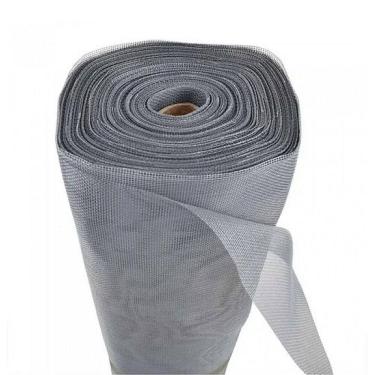 Imagem de Tela Mosquiteiro Inseto Pernilongo Janela Porta Rolo 25 Metros Multiuso Segurança Resistente