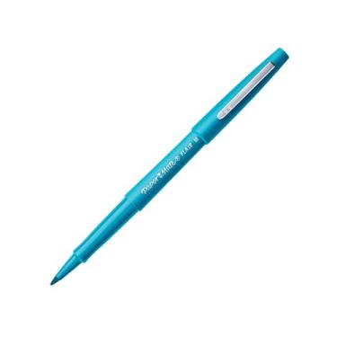 Imagem de Paper Mate Caneta Flair com ponta de feltro, ponta média, azul celeste, 1 caneta