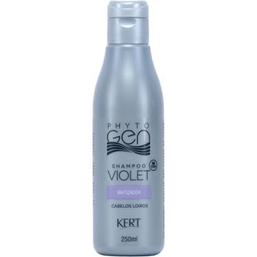 Imagem de Phytogen, Shampoo tonalizante para cabelos, Violet "Tom Violeta", 250 ml, Cinza