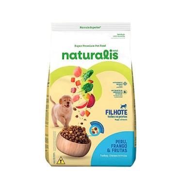 Imagem de NATURALIS CAES FILHOTE FRANGO,PERU E FRUTAS 2,5KG