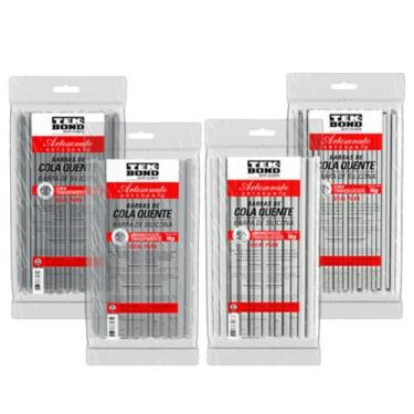 Imagem de Bastão Cola Quente  Fina c/ 10 unidades - Ju Papelaria