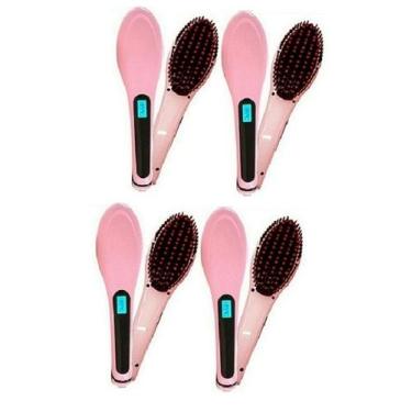 Imagem de Kit com 4 Escovas Alisadora Elétrica Chapinha - Bc Bora Colega Shop