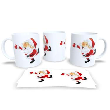 Imagem de Canecas de Porcelana Personalizadas Papai Noel 4 - Estampa Sublimada, 