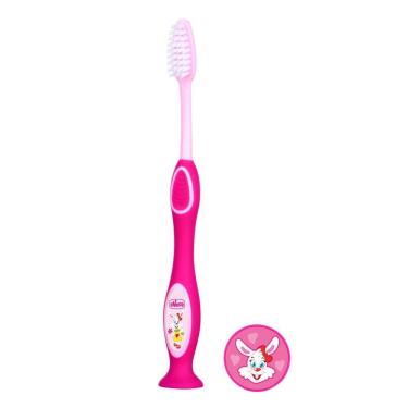Imagem de Escova De Dentes (3-6 Anos) Rosa - Chicco