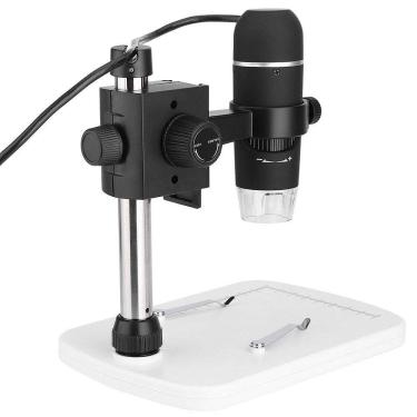 Imagem de Microscópio digital USB Fishlor 5MP com 8 luzes LED 300x