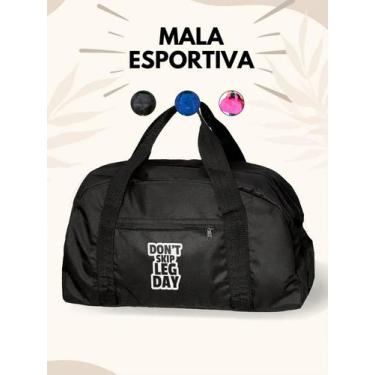 Imagem de Mala grande Nylon Academia - Don't skip leg  day - Bolsa para Homens e