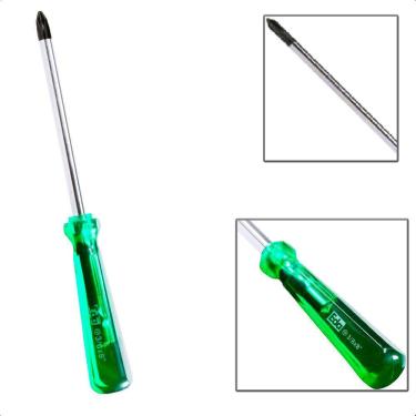 Imagem de Chave Philips Transparente Cabo Verde 3/8 X 8 Imantada