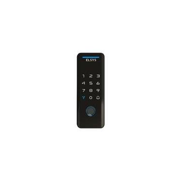 Imagem de Fechadura Digital de Sobrepor ELSYS, Bluetooth, Com Biometria, Preto - ESF-DS4100V