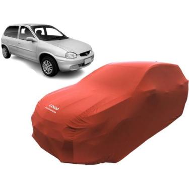 Imagem de Capa Para Cobrir Carro Chevrolet Corsa Wind Tecido Helanca - Mz, Verme