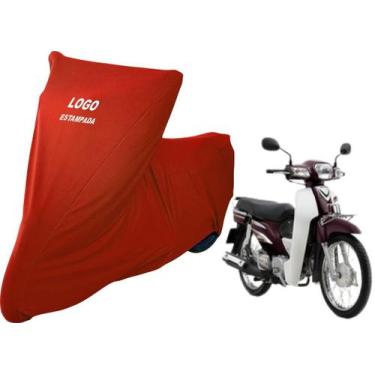 Imagem de Capa Para Moto Honda C 100 Dream De Tecido Lycra - Mz, Vermelha