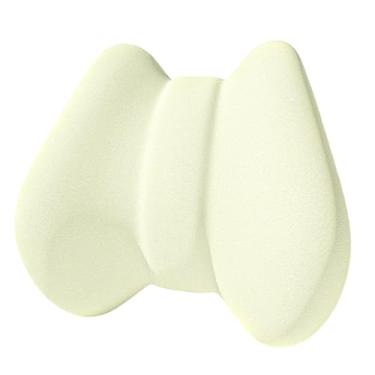 Imagem de Zialofi Almofada de apoio lombar para assento de carro, almofada para parte inferior das costas, capa lavável, ergonômica, macia, almofada para cadeira de, Bege