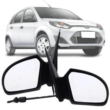 Imagem de Par Retrovisor Externo Ford Fiesta Rocan Street 2002 2004 2006 2008 20