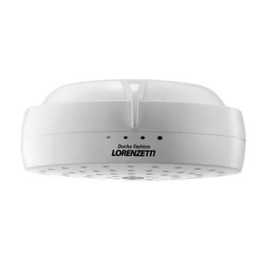 Imagem de Chuveiro Ducha Elétrica Fashion 4T 5500W Lorenzetti 110V, Branco, 5500