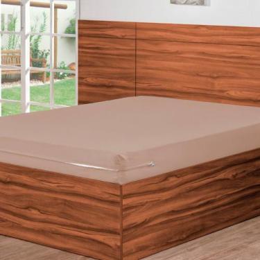 Imagem de Capa para Colchão Solteiro Cáqui 01 Peça - Bordados Ricardo