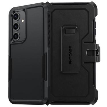 Imagem de Capa FNTCASE para Samsung Galaxy S24 FE com Clip de Cinto