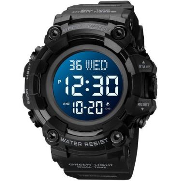 Imagem de Relógio Digital Masculino Gosasa - Esportivo, Militar, LED, à Prova D'