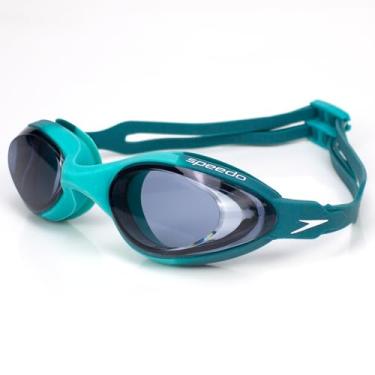 Imagem de Óculos Natação Speedo Hydrovision Speedo Águas Abertas Triathlon (verde/fumê)