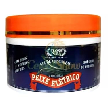 Imagem de Kit 6 Gel de Massagem Peixe Elétrico, Creme Relaxante, 250g Flora Pura